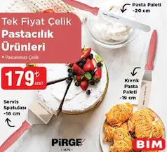 PİRGE TEK FİYAT ÇELİK PASTACILIK ÜRÜNLERİ